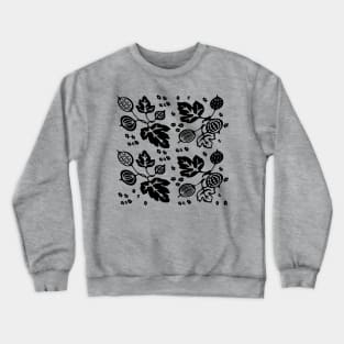 Vintage Pyrex Pattern - Gooseberry (Black) Crewneck Sweatshirt